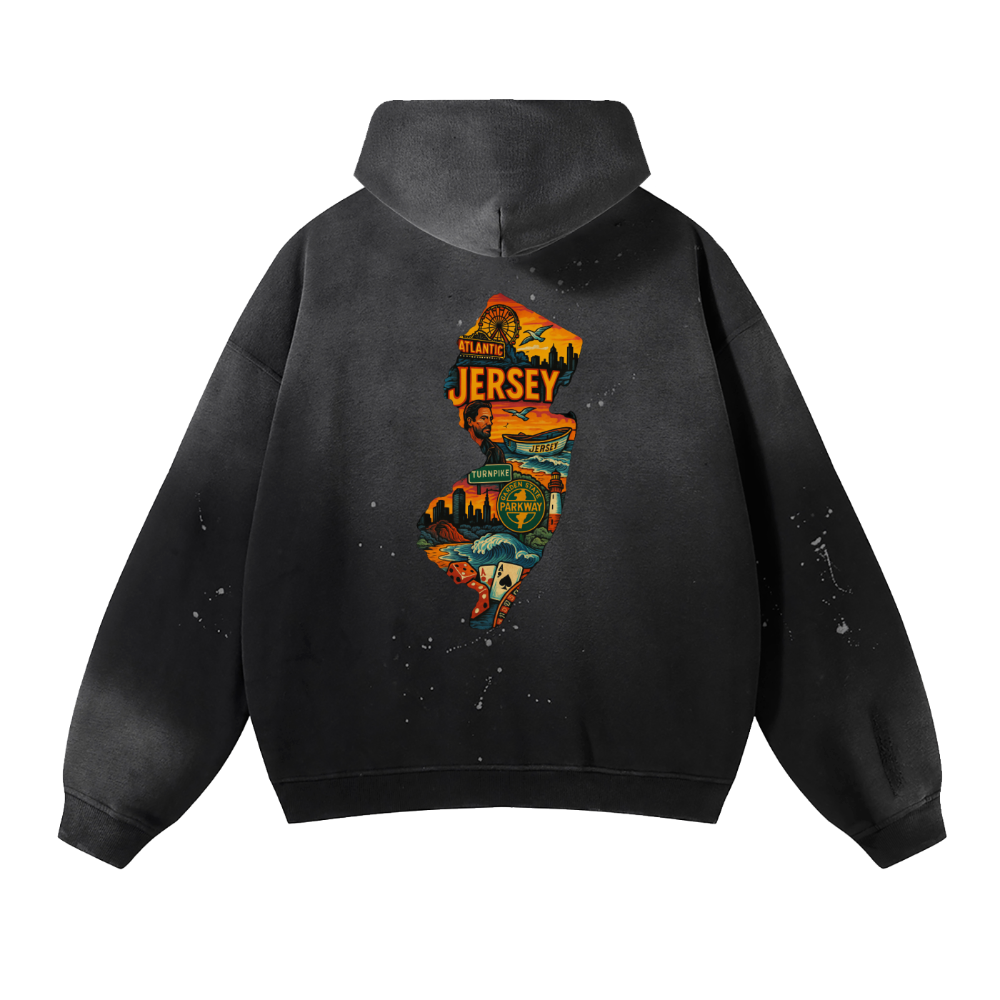 Vintage Washed Oversized Hoodie